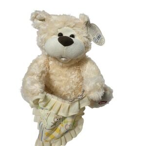 Books Are Fun Peek a Boo Bear Plush Toy Interactive Electronic Animated "Tested"